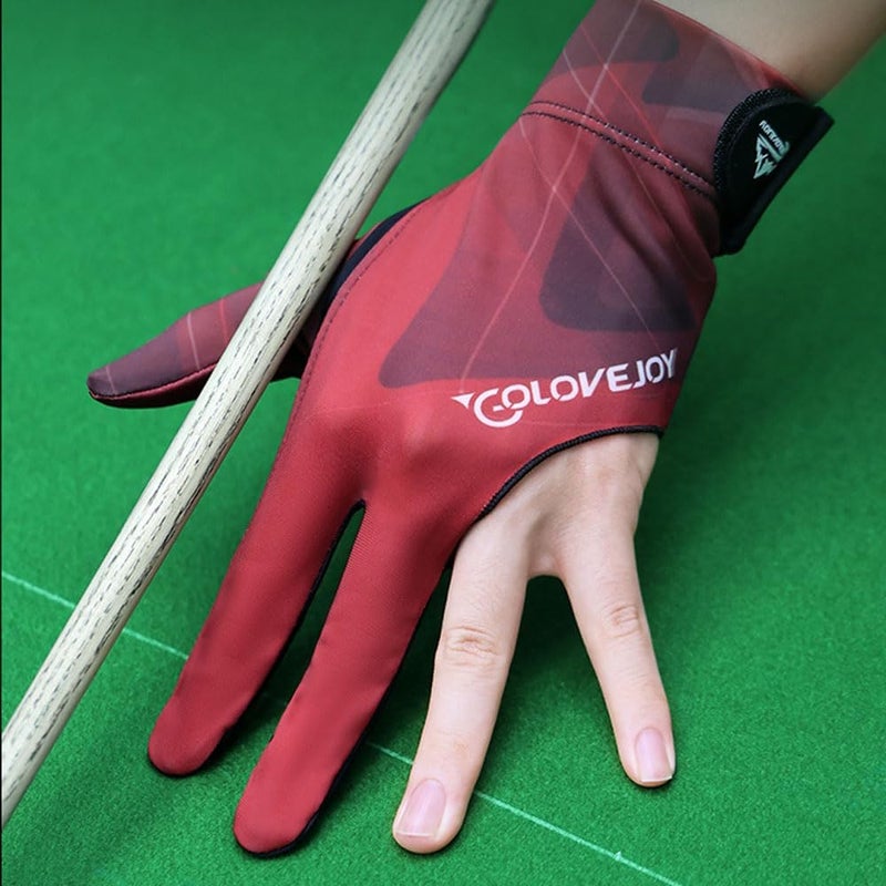 Wnddle Pool Glove Left Hand, Billiard Pool Gloves for Left Hand 3 Finger, Snooker Cue Sport Glove Popular, Billiards Glove, Sizes for Men & Women - Image 2